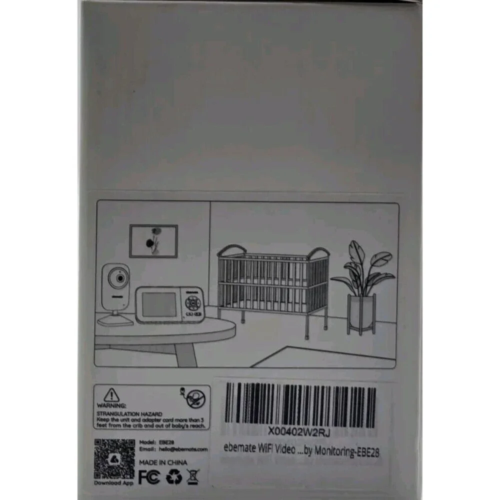 ebemate Video Baby Monitor Camera with 2.8